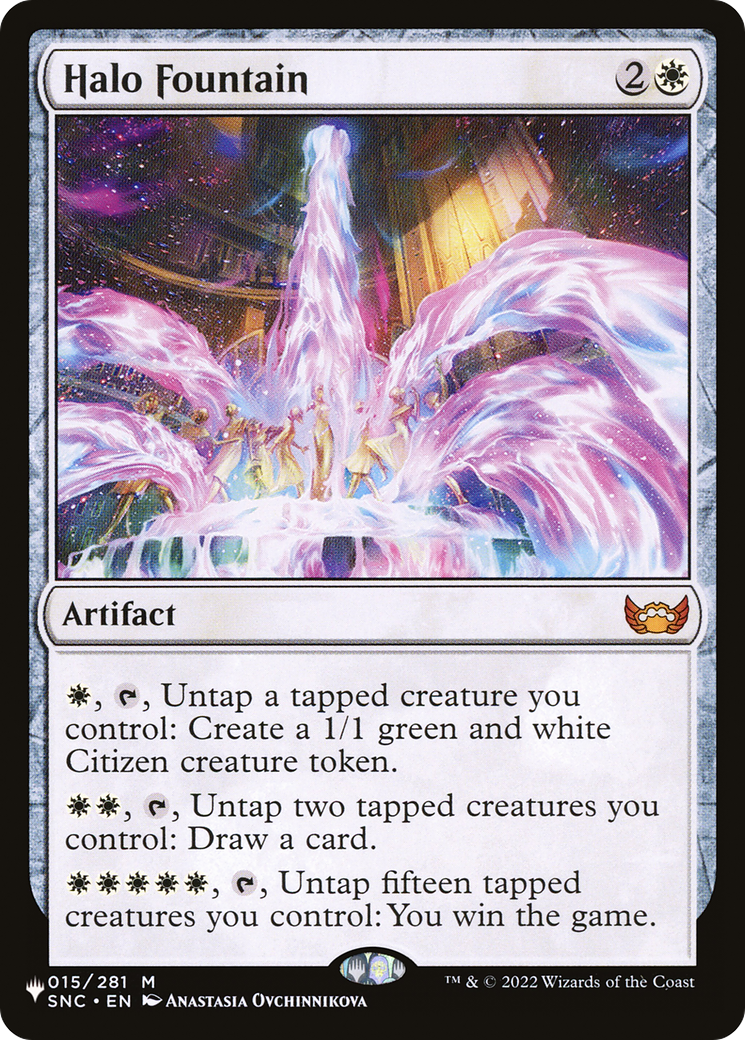 Halo Fountain (LIST-015/281) - The List Reprints