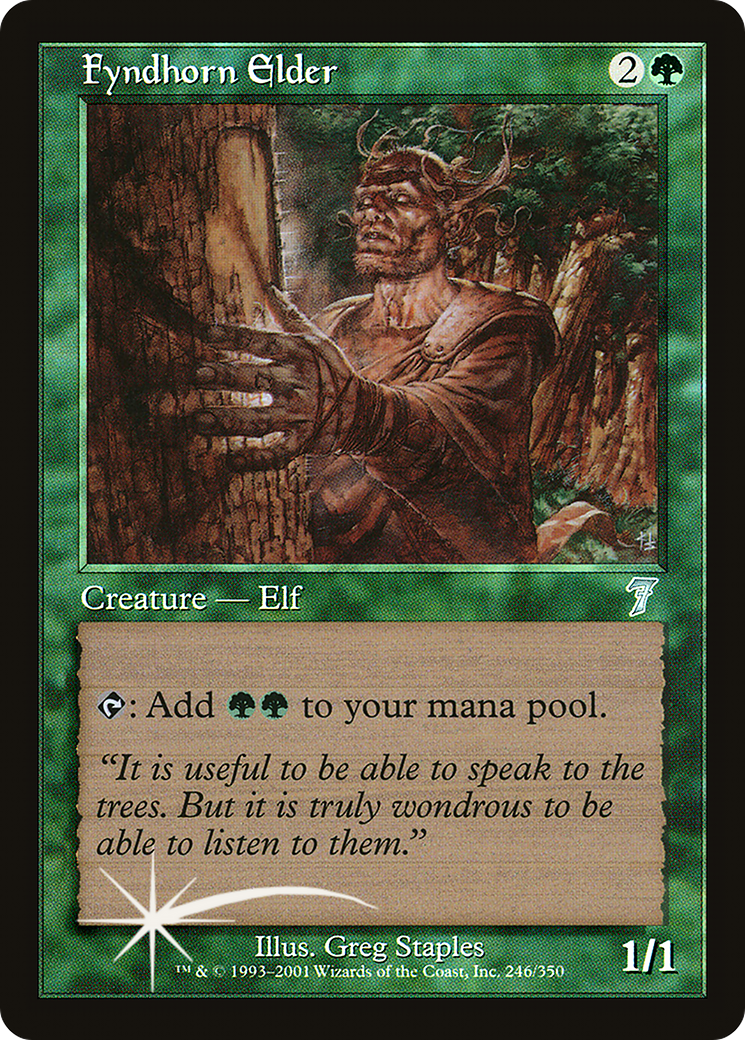 Fyndhorn Elder (7ED-246) - 7th Edition Foil