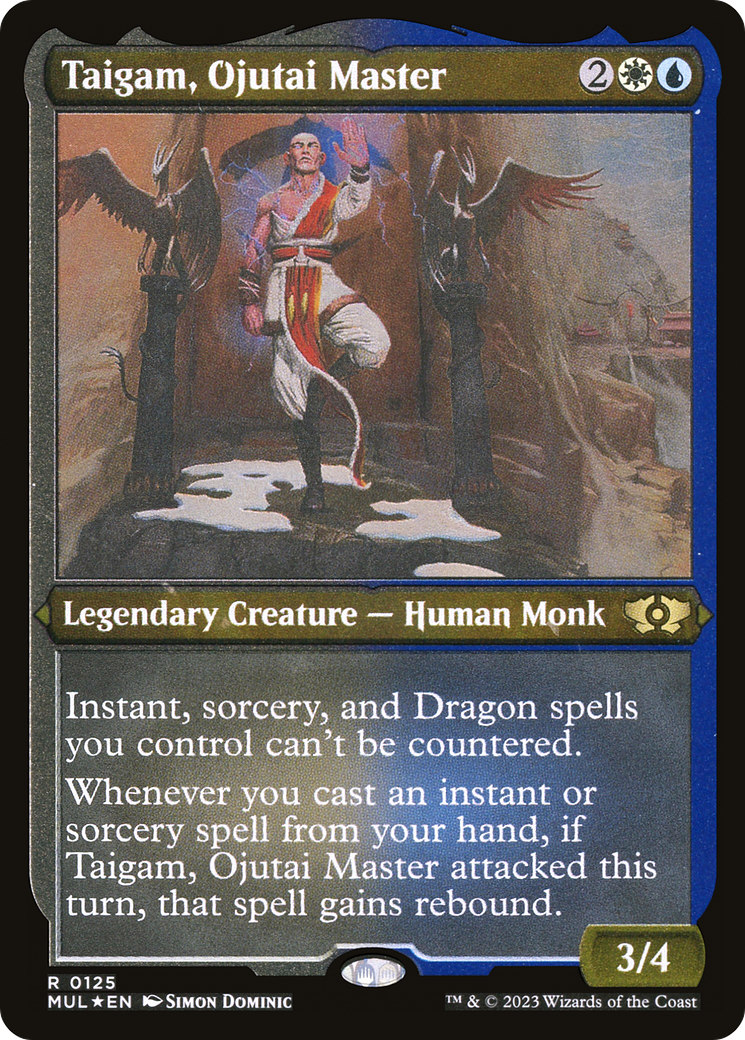 Taigam, Ojutai Master (Foil Etched) (MUL-125) - Multiverse Legends Foil
