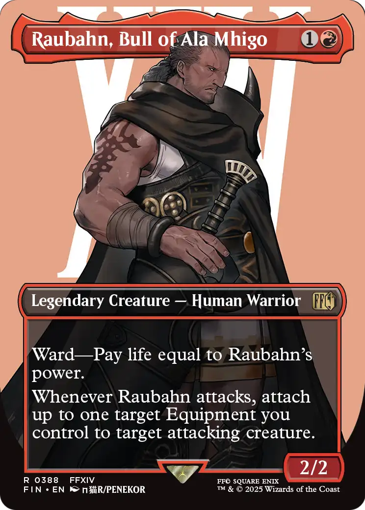 Raubahn, Bull of Ala Mhigo (Borderless) (FIN-388) - FINAL FANTASY