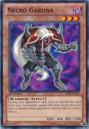 Necro Gardna (SDLI-EN023) - Structure Deck: Realm of Light 1st Edition