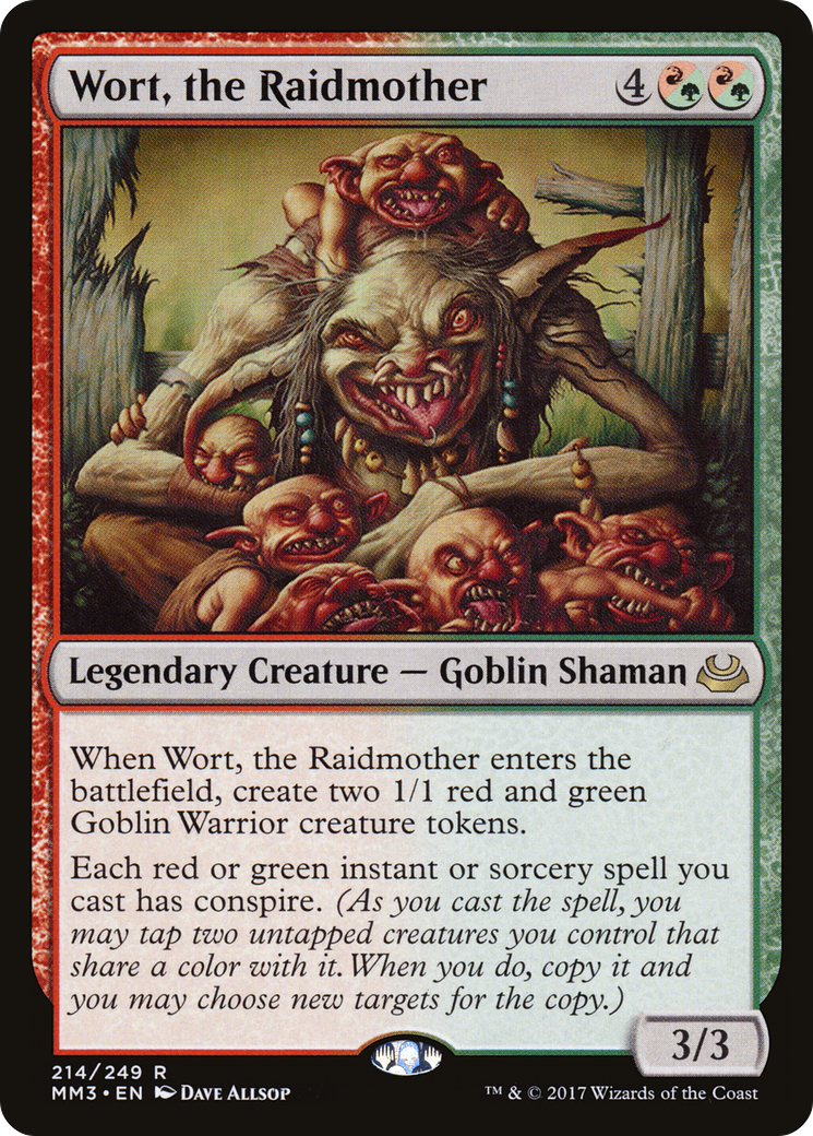 Wort, the Raidmother (MM3-214) - Modern Masters 2017 Foil
