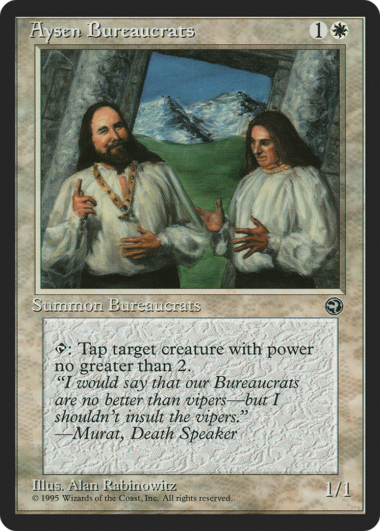 Aysen Bureaucrats (HML-) - Homelands