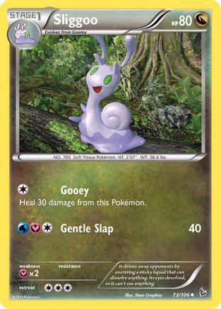 Sliggoo 073  - Reverse Holofoil XY  Flashfire - Uncommon