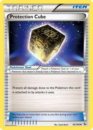 Protection Cube 095  - Reverse Holofoil XY  Flashfire - Uncommon