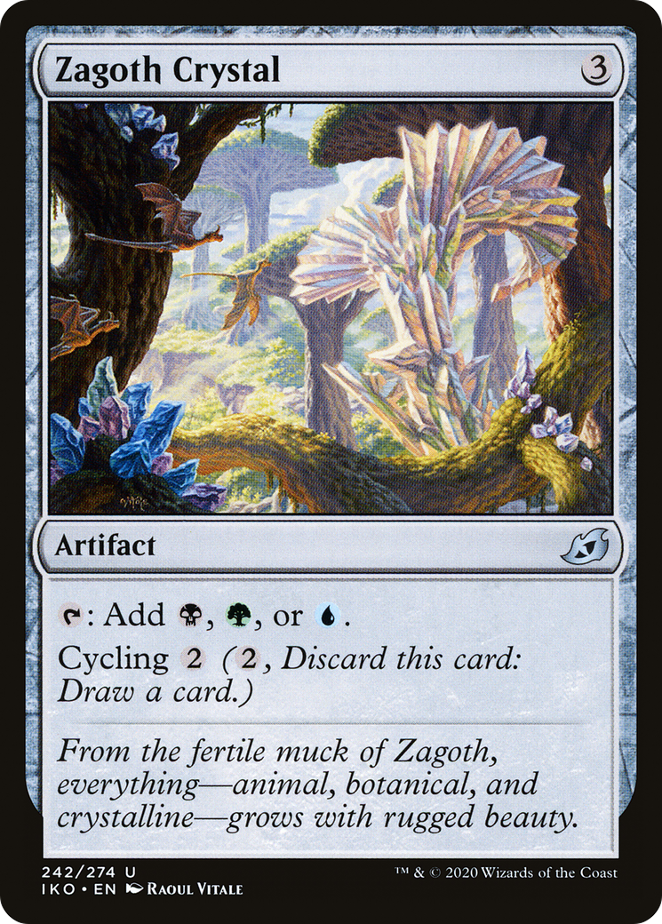 Zagoth Crystal (IKO-242) - Ikoria: Lair of Behemoths Foil