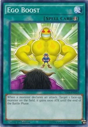 Ego Boost (YS14-EN025) - Super Starter: Space-Time Showdown 1st Edition