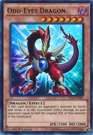 Odd-Eyes Dragon (YS14-ENA01) - Super Starter: Space-Time Showdown Power-Up Pack 1st Edition