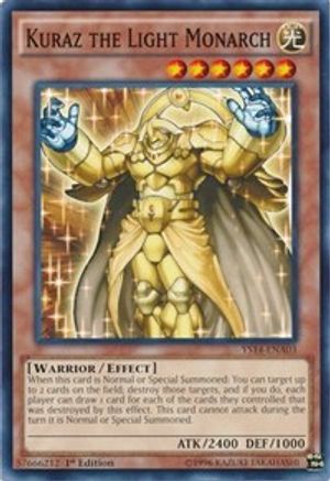 Kuraz the Light Monarch (YS14-ENA03) - Super Starter: Space-Time Showdown Power-Up Pack 1st Edition
