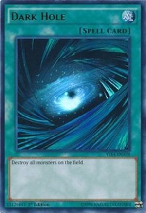 Dark Hole (YS14-ENA10) - Super Starter: Space-Time Showdown Power-Up Pack 1st Edition