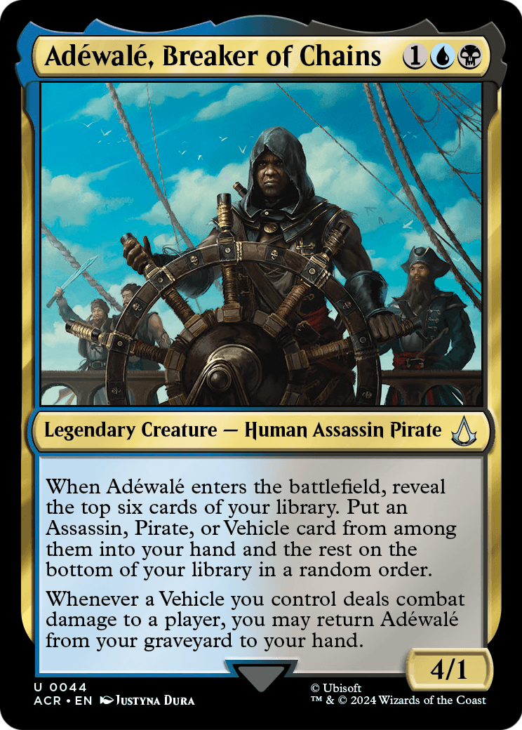 Adewale, Breaker of Chains (ACR-044) - Assassin's Creed