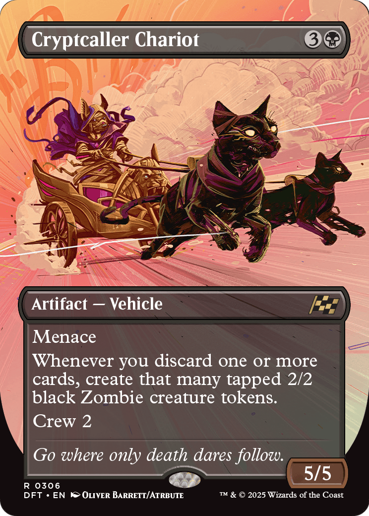 Cryptcaller Chariot (Borderless) (DFT-306) - Aetherdrift
