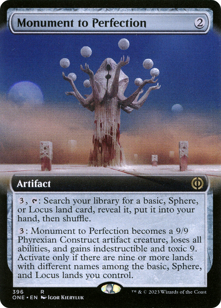 Monument to Perfection (Extended Art) (ONE-396) - Phyrexia: All Will Be One: (Extended Art)