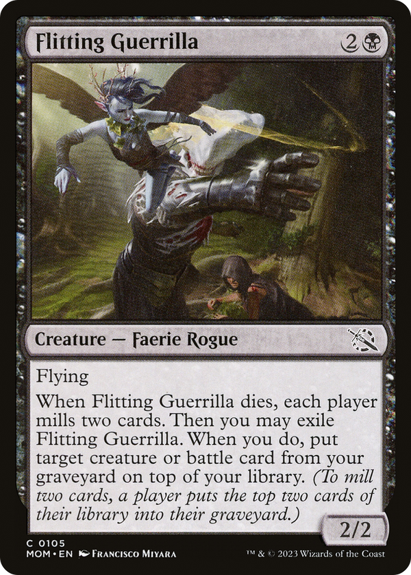 Flitting Guerrilla (MOM-105) - March of the Machine Foil