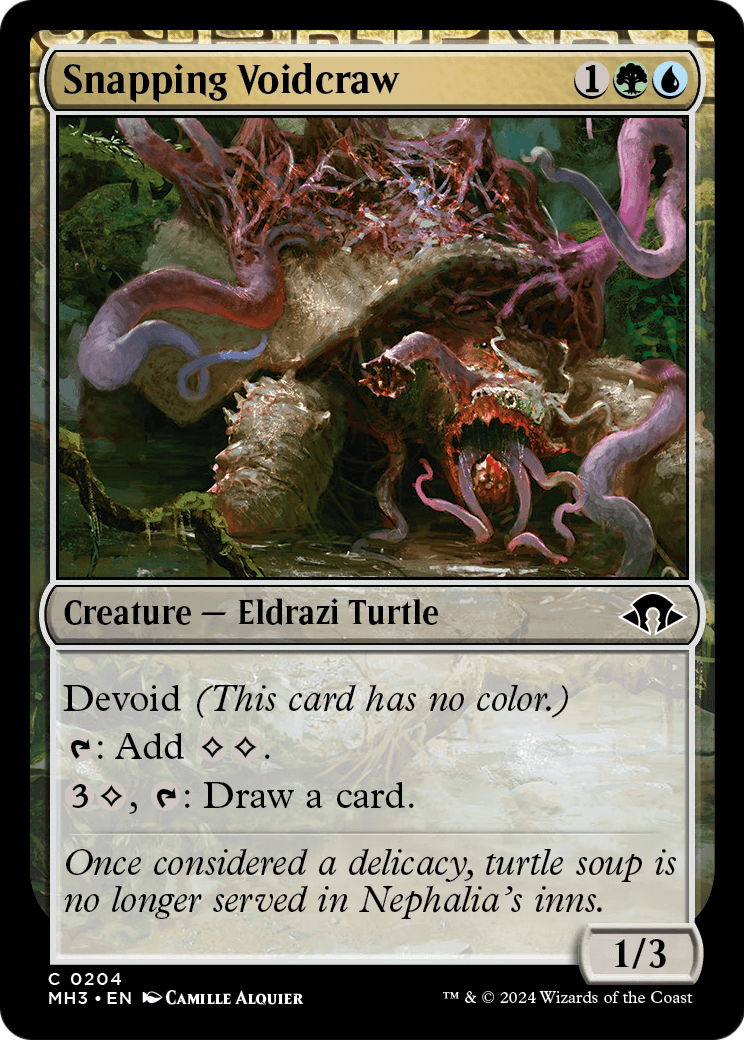 Snapping Voidcraw (MH3-204) - Modern Horizons 3: (devoid) Foil