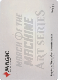 Yargle and Multani // Yargle and Multani (AMOM-053) - March of the Machine Art Series (Borderless) Foil