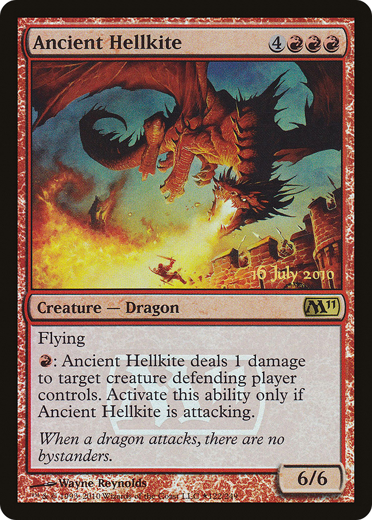 Ancient Hellkite (LARP-122) - Magic 2011 Promos Foil