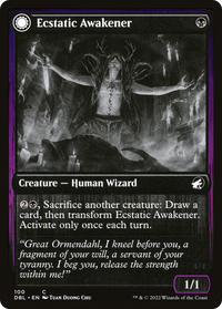 Ecstatic Awakener (DBL-100) - Innistrad: Double Feature: (Double Faced Transform) Foil