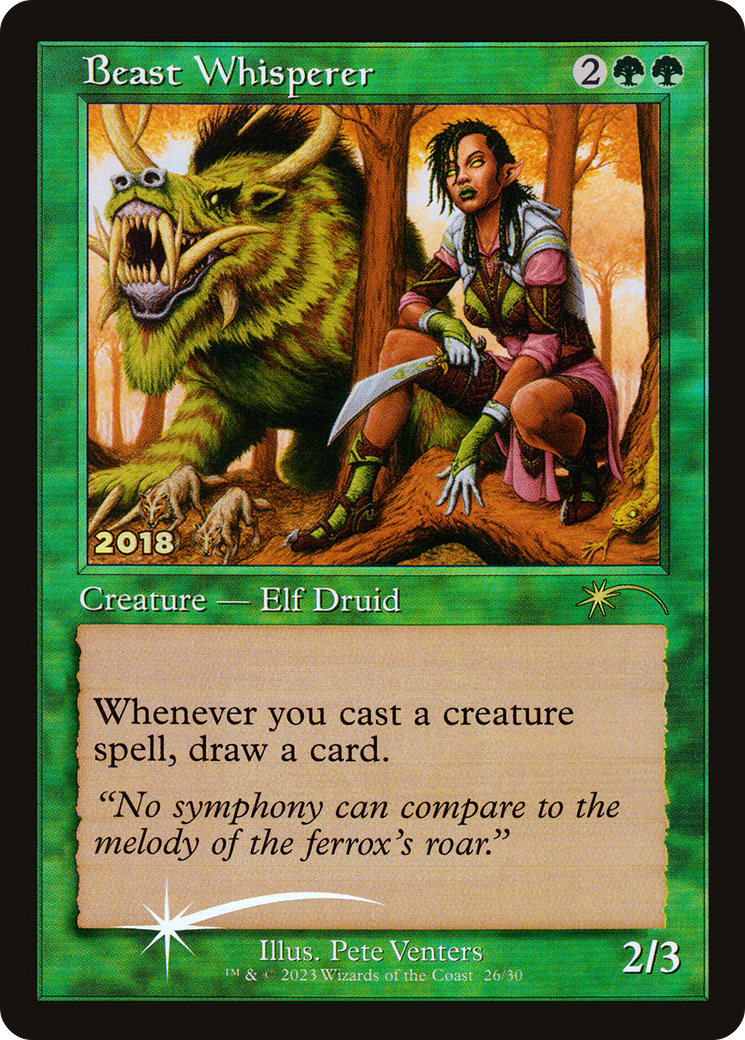 Beast Whisperer (30A-P-026) - 30th Anniversary Play Promos Foil
