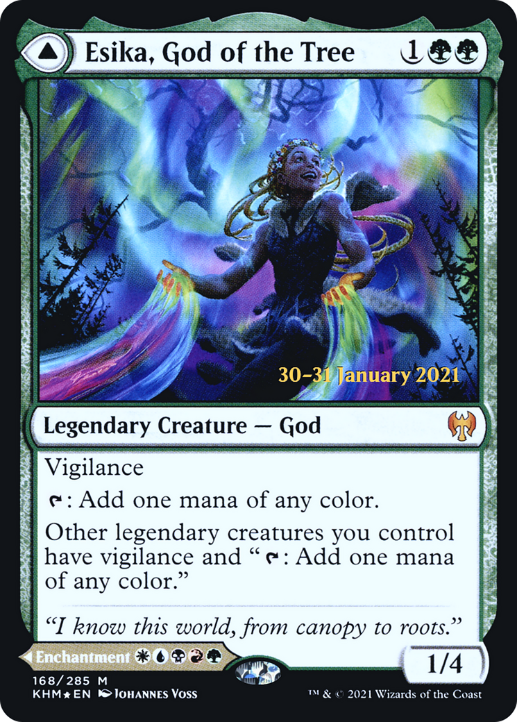 Esika, God of the Tree (PRE-168) - Kaldheim Promos Foil