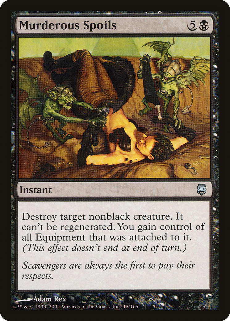 Murderous Spoils (DST-048) - Darksteel Foil