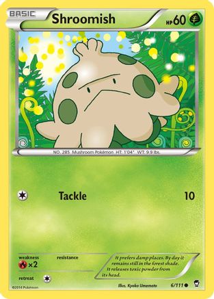 Shroomish 006  XY  Furious Fists - Common