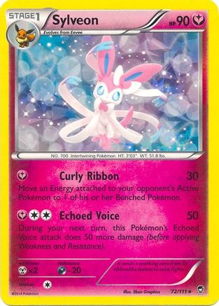 Sylveon - 72/111 (XY Furious Fists)/111  - Holofoil Deck Exclusives - Holo Rare