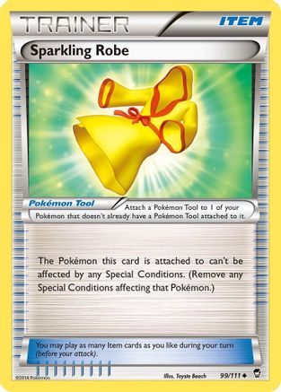 Sparkling Robe 099  - Reverse Holofoil XY  Furious Fists - Uncommon