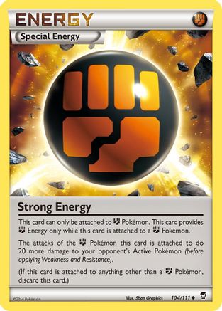 Strong Energy 104  XY  Furious Fists - Uncommon