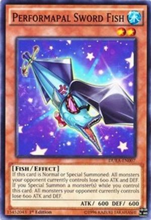 Performapal Sword Fish (DUEA-EN007) - Duelist Alliance 1st Edition