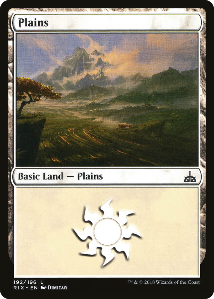 Plains (RIX-192) - Rivals of Ixalan