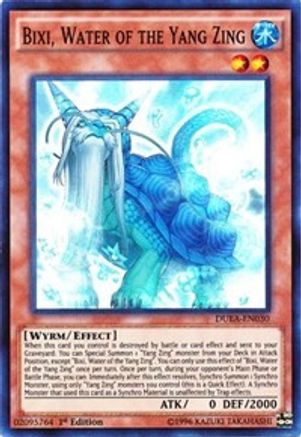 Bixi, Water of the Yang Zing (DUEA-EN030) - Duelist Alliance 1st Edition
