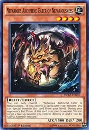 Nefarious Archfiend Eater of Nefariousness (DUEA-EN035) - Duelist Alliance 1st Edition