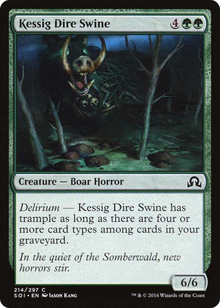 Kessig Dire Swine (SOI-214) - Shadows over Innistrad
