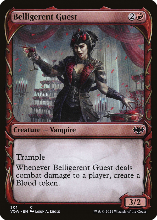Belligerent Guest (Showcase) (VOW-301) - Innistrad: Crimson Vow: (Showcase)