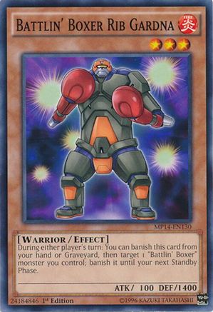 Battlin' Boxer Rib Gardna (MP14-EN130) - 2014 Mega-Tins Mega Pack 1st Edition