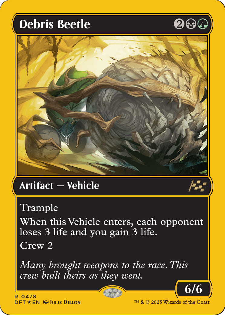 Debris Beetle (First-Place Foil) (DFT-478) - Aetherdrift Foil