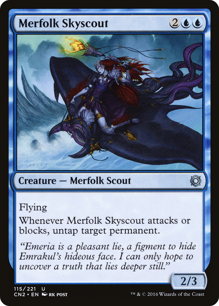 Merfolk Skyscout (CN2-115) - Conspiracy: Take the Crown