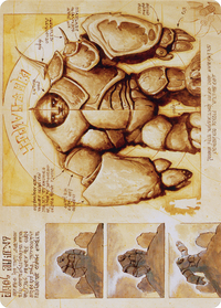 Precursor Golem // Precursor Golem (ABRO-072) - The Brothers' War Art Series (Borderless) Foil