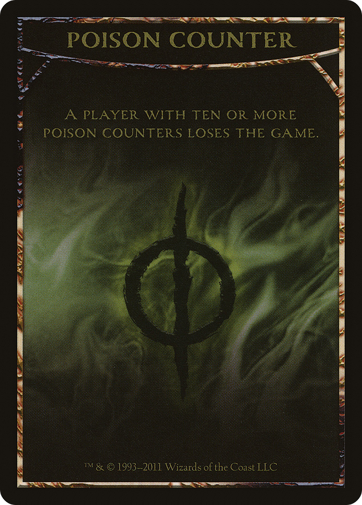 Poison Counter Token (MBS-) - Mirrodin Besieged Tokens