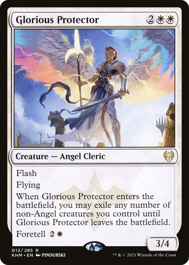 Glorious Protector (PPKHM-012) - Kaldheim Promos Foil