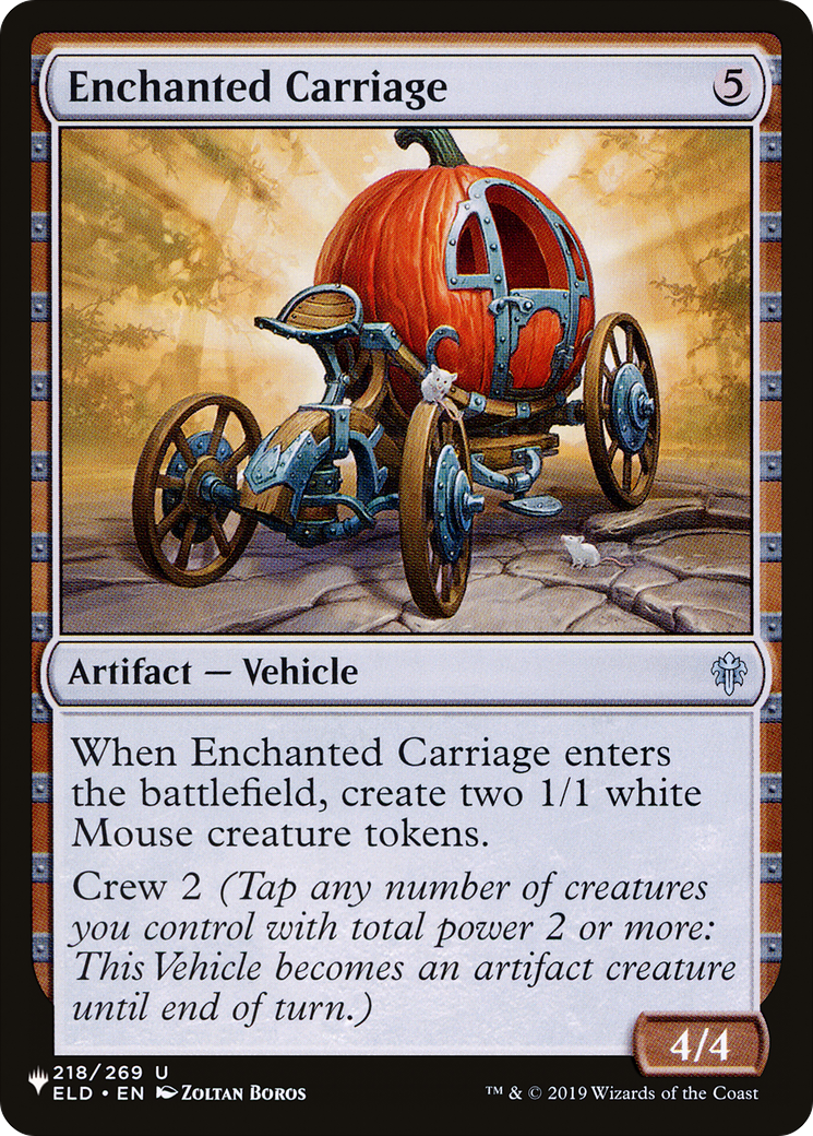 Enchanted Carriage (LIST-218/269) - The List