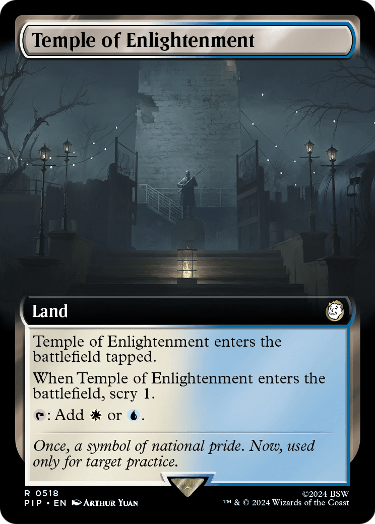 Temple of Enlightenment (Extended Art) (PIP-518) - Fallout: (Extended Art) Foil