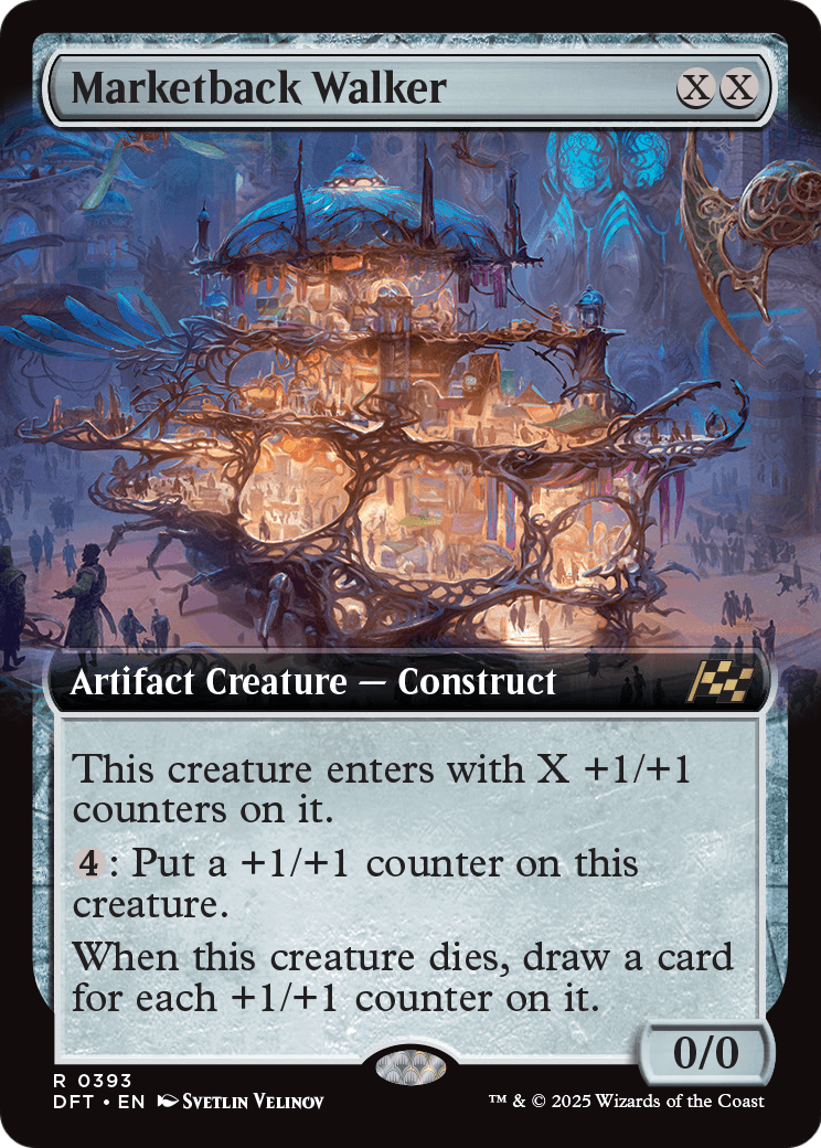 Marketback Walker (Extended Art) (DFT-393) - Aetherdrift: (Extended Art)