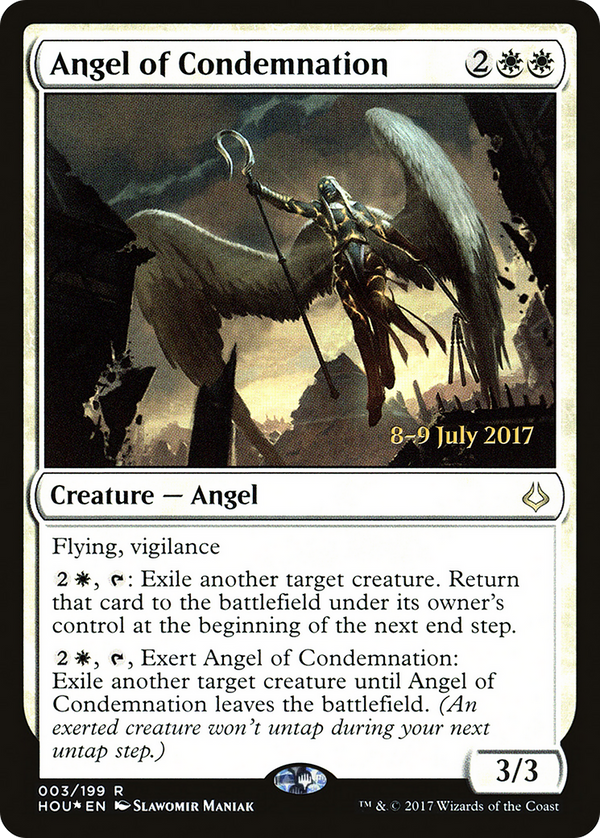 Angel of Condemnation (PRE-003) - Hour of Devastation Promos Foil
