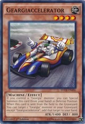 Geargiaccelerator (SDGR-EN006) - Structure Deck: Geargia Rampage 1st Edition