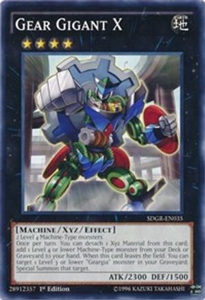 Gear Gigant X (SDGR-EN035) - Structure Deck: Geargia Rampage 1st Edition