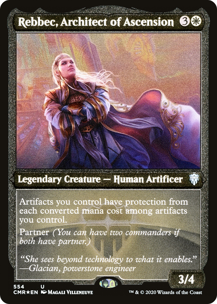 Rebbec, Architect of Ascension (Foil Etched) (CMR-554) - Commander Legends Foil