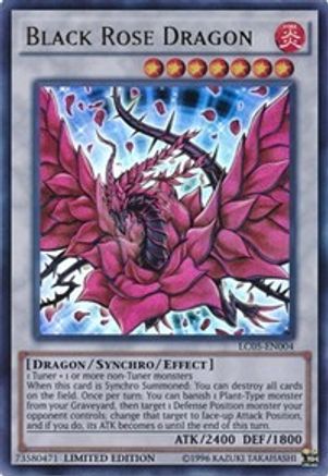 Black Rose Dragon (LC05-EN004) (LC05-EN004) - Legendary Collection 5D's Limited