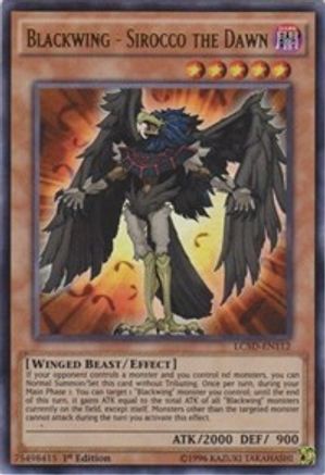 Blackwing - Sirocco the Dawn (LC5D-EN112) - Legendary Collection 5D's 1st Edition